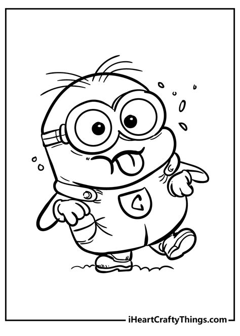 Minion Coloring Sheets Printable
