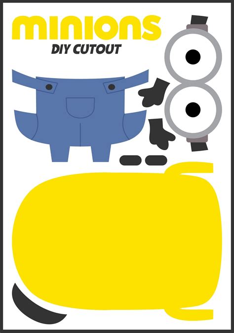 Minion Printable Cutouts
