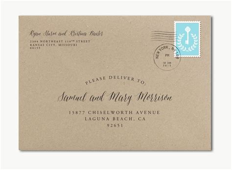 Minted Address Template