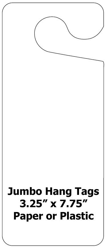 Mirror Hang Tag Template