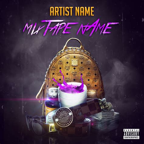 Mixtape Cover Free Template