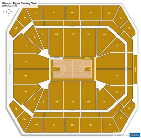 Mizzou Arena Seating Chart Basketball