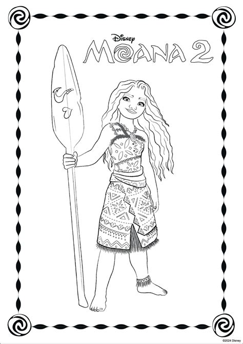Moana 2 Coloring Pages Printable
