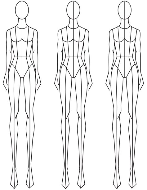 Model Template Fashion