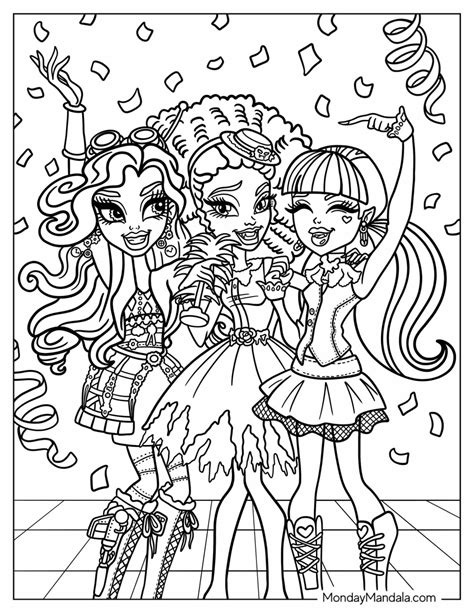 Monster High Printable Coloring