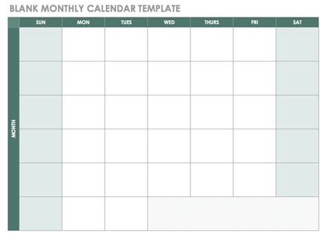 Monthly Schedule Template In Excel