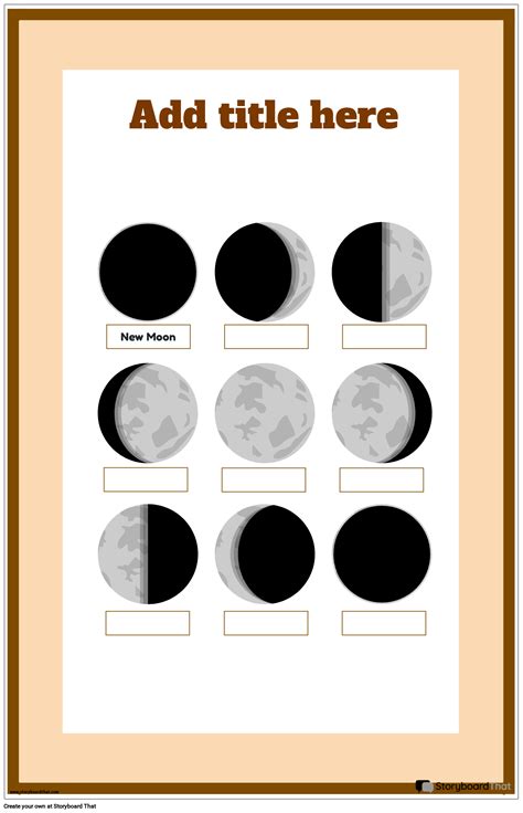 Moon Phases Template