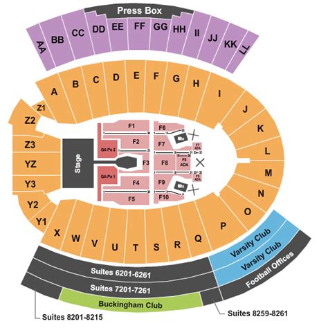 Morgan Wallen Madison Seating Chart