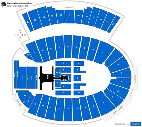 Morgan Wallen Seating Chart Camp Randall