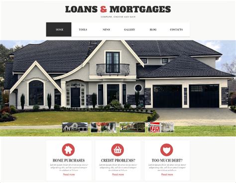 Mortgage Website Template