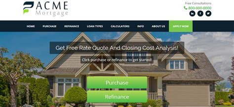 Mortgage Website Templates