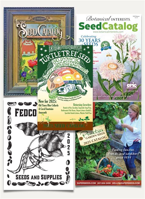 Most Popular Seed Catalogs