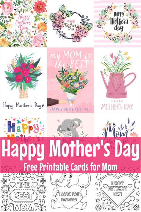 Mothers Day Free Printable