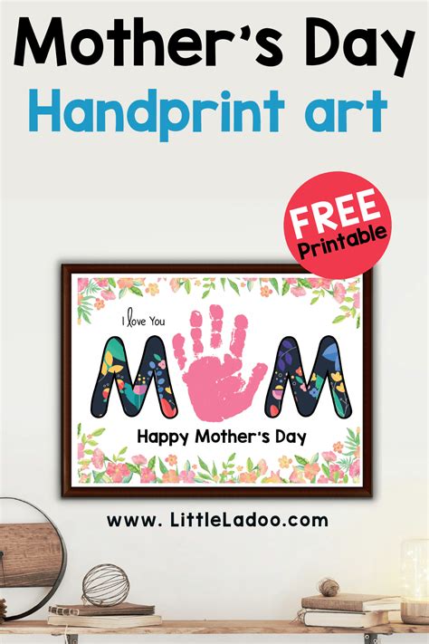 Mothers Day Handprint Free Printable