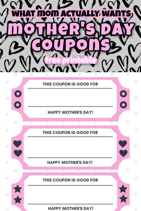 Mothers Day Printable Coupons