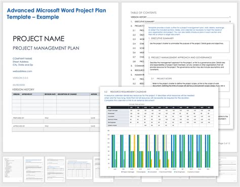 Ms Word Project Management Template