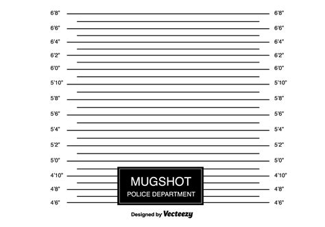 Mugshot Sign Template