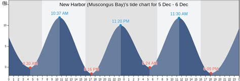 Muscongus Bay Tide Chart
