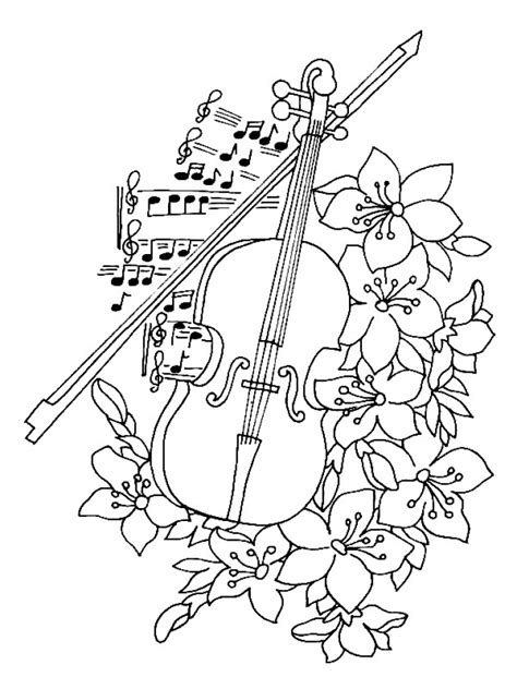 Music Coloring Pages Printable
