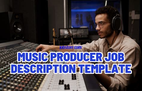 Music Producer Career Description