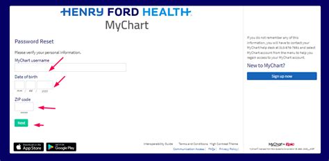 My Chart Login Henry Ford