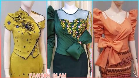 Myanmar Dress Design Catalog 2017