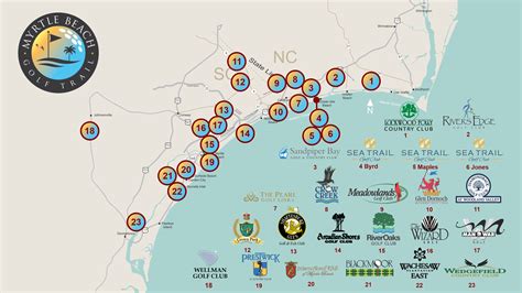 Myrtle Beach Golf Course Map Printable