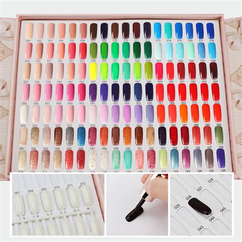 Nail Colour Chart Display