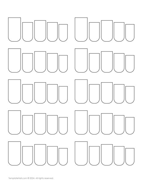 Nail Template Square