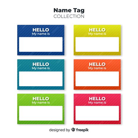Name Tag Design Template