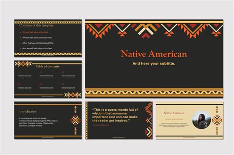 Native American Ppt Template