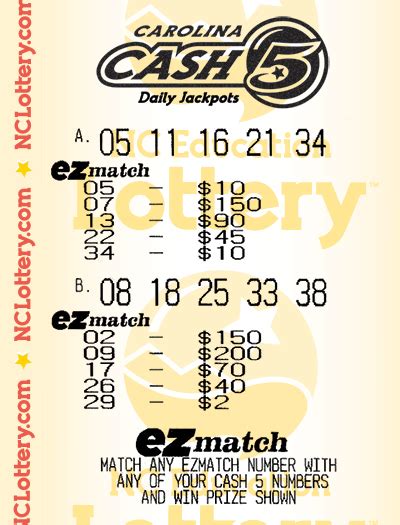 Nc Cash 5 Frequency Chart