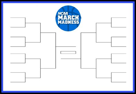 Ncaa Printable Sweet 16 Bracket