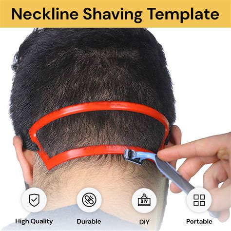 Neckline Shaving Template