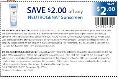 Neutrogena Coupons Printable