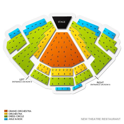 New Theatre Restaurant Seating Chart