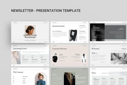 Newsletter Google Slides Template