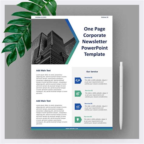 Newsletter Powerpoint Template