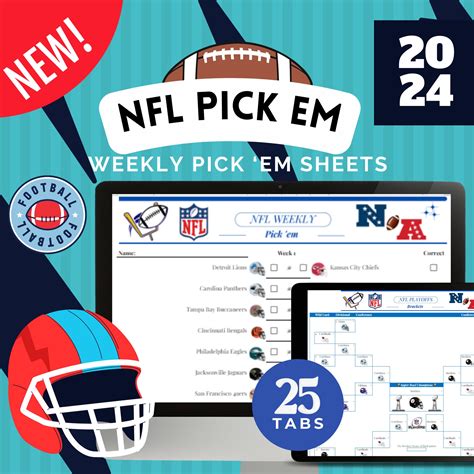 Nfl Weekly Pick Em Printable Sheet