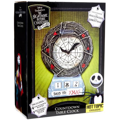 Nightmare Before Christmas Countdown Clock Printable