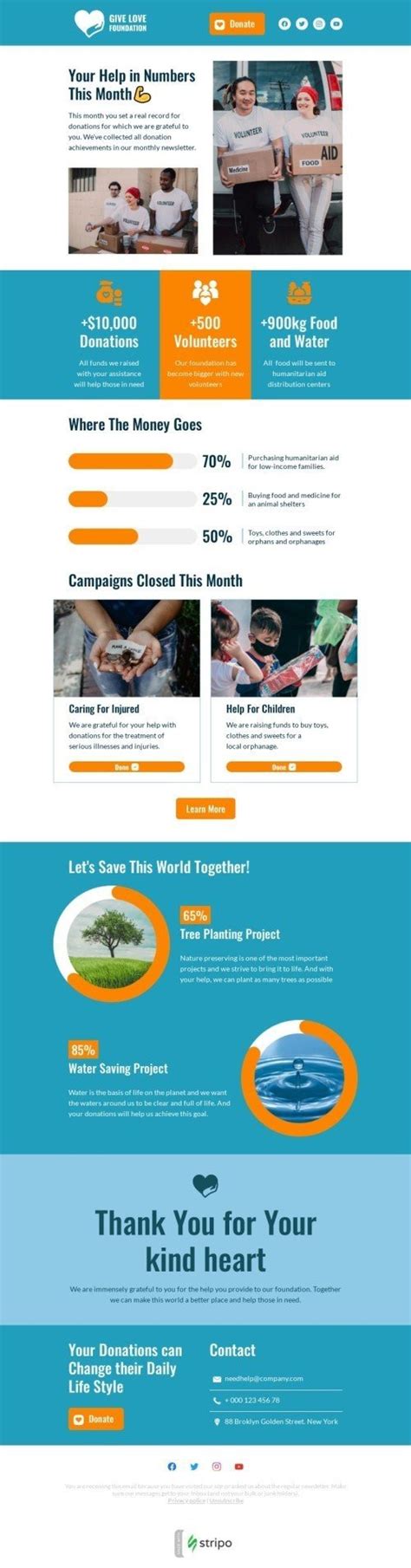 Nonprofit Email Templates