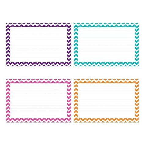 Note Card Printing Template