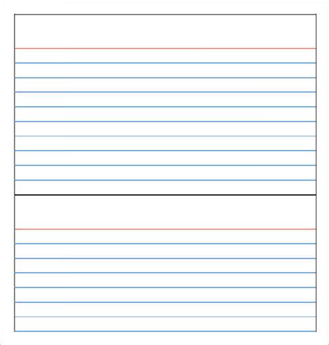 Note Card Template Printable