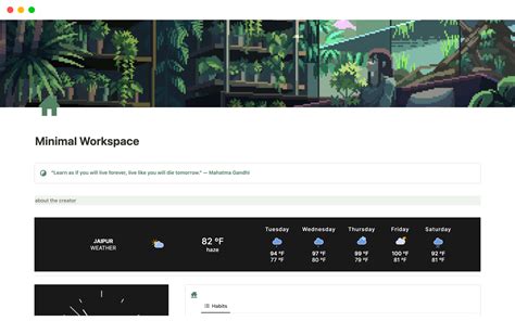 Notion Workspace Templates