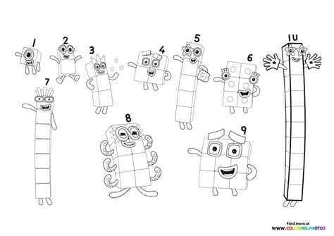 Numberblock Printable