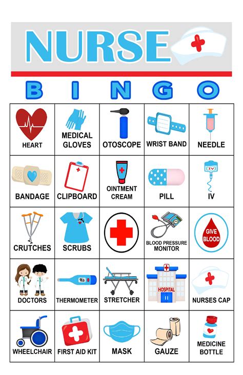 Nurse Bingo Printable
