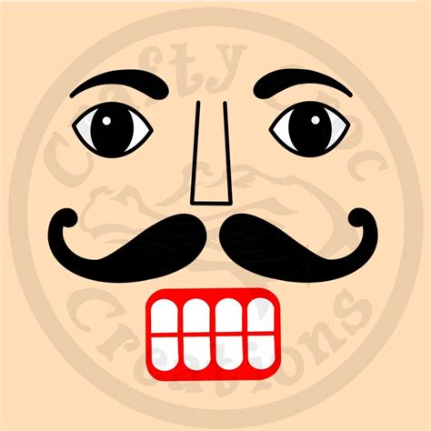 Nutcracker Face Template