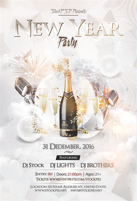Nye Party Flyer Template