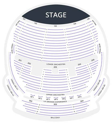 O Cirque Du Soleil Seating Chart