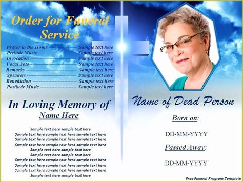 Obituary Templates Free